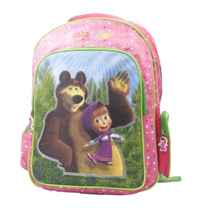 Maleta grande para niña - Masha y el oso-KidHouse