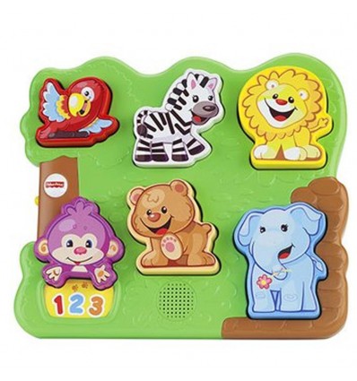 Rompecabezas sonidos animales zoo -Fisher-Price