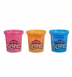 Set 3 Slime Play Doh - Naranja Rosa y Azul