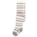 Media pantalon para bebé- rosa con gris