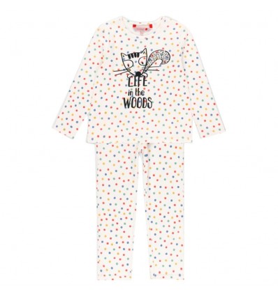 Pijama dos piezas para niña - Puntos