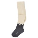 Media pantalon para niña - Gris con beige
