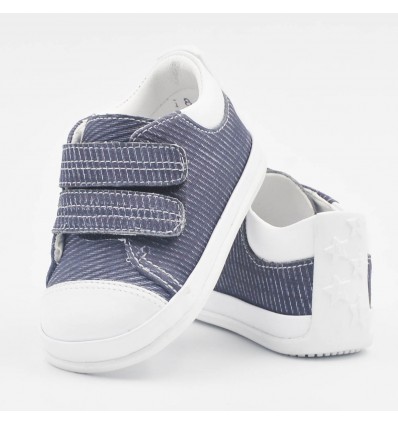 Tenni azul navy no tuerce con velcro