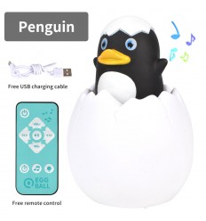 Lámpara con control remoto - pinguino