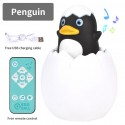 Lámpara con control remoto - pinguino