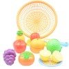 Juego de frutas en plástico