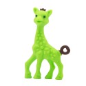 Llamadientes en silicona - jirafa verde