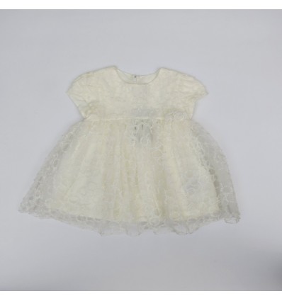 Vestido bordado blanco