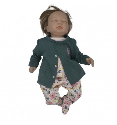 Conjunto para bebita 3 piezas