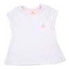Camiseta manga corta básico cuello redondo niña – color blanco