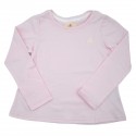 Camibuso manga larga cuello redondo básica – color rosa.