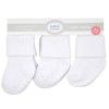 Set de tres pares de medias unisex – completamente blancas.