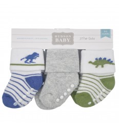 Set de tres pares de medias niño – Tiranosaurio rex.