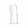 Cepillo dental para bebes con estuche- transparente.