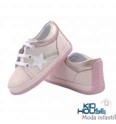 Tennis estrella con arcoíris rosado no tuerce