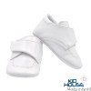 Zapato blanco velcro para bebe no caminador