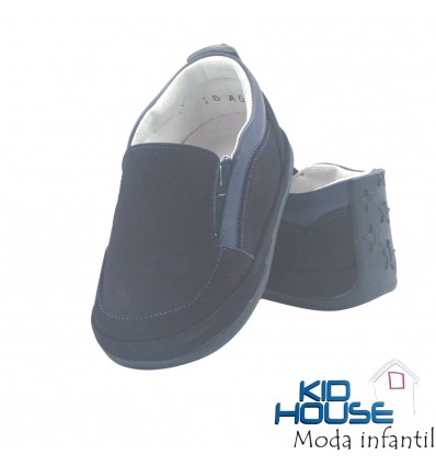 Mocasin azul oscuro no tuerce