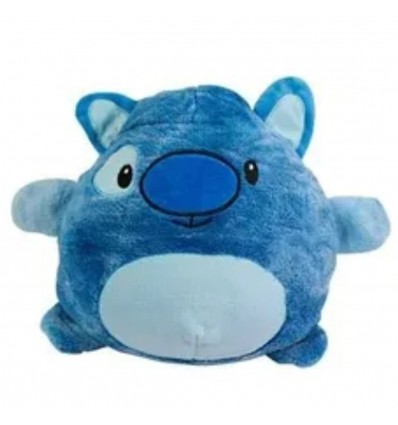 Peluche cambiable a saco, oso azul