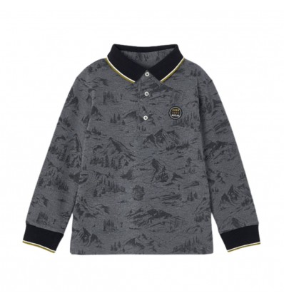 Buzo cuello estampado niño