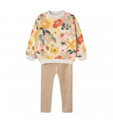 Conjunto leggings buso flores