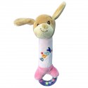 Sonajero perrita rosado