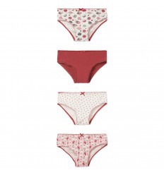 Set pantis x4 unidades color fucsia