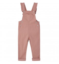 Overol en dril color rosa