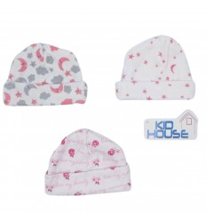 Set x 3 gorros para bebe prematuro