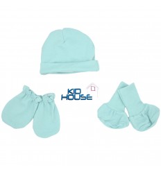 Set para bebe prematuro color verde