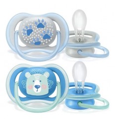 Tetero avent natural - 4 onz -Azul