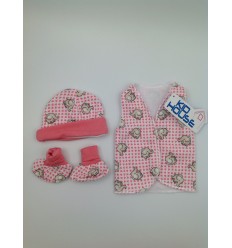 Set de UCI para prematuro elefantes rosa