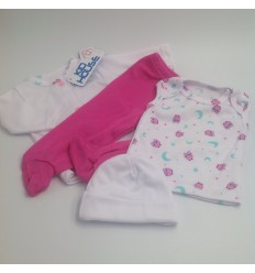 Conjunto para prematuro 4 piezas buho