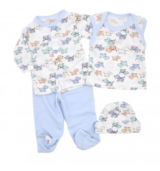 conjunto para bebé prematuro, perritos