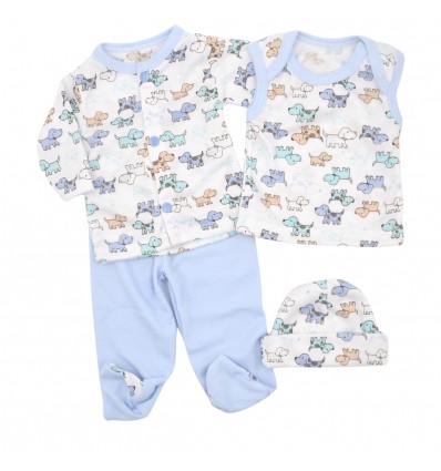 conjunto para bebé prematuro, perritos