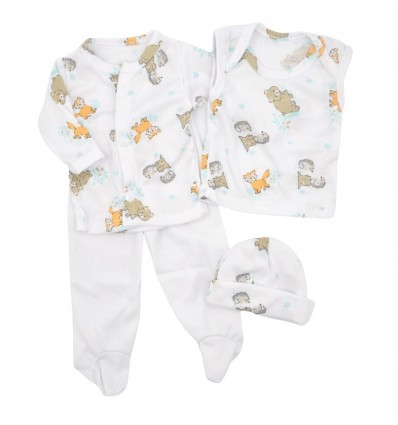 Conjunto para bebé prematuro, osos