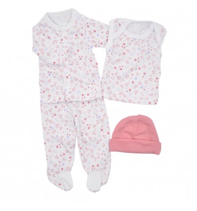 Conjunto para bebé prematuro, corazon