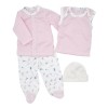 Conjunto para bebé prematuro, floral