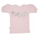 Camiseta rosada "HAPPY"