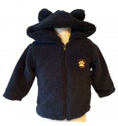 chaqueta azul oscuro oso