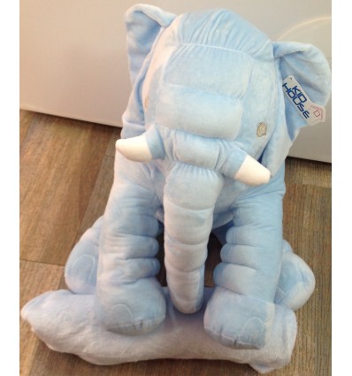 Elefante anti-reflujo con cobija azul