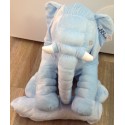 Elefante anti-reflujo con cobija azul