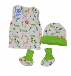 JUEGO DE ROPA UCI PARA PREMATURO LEON