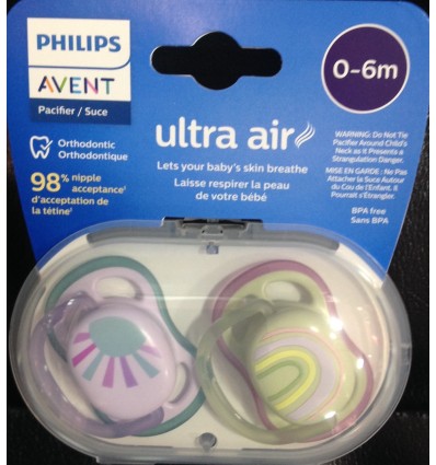 Chupos Avent Recién Nacido Ultra Air de 0-6 meses
