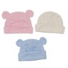 Set x 3 gorros para bebe prematuro