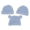 Set x 3 gorros para bebe prematuro