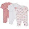 Set de 3 pijamas para bebé - elefante