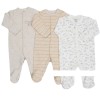 Set de 3 pijamas para bebé - osos