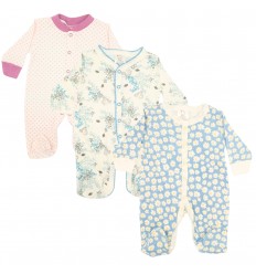 Set de 3 pijamas para bebé