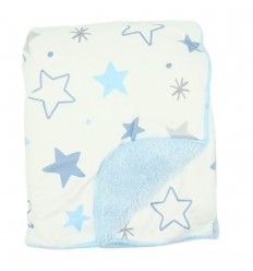Cobertor para bebé con estampado de estrellas