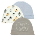 Pack de tres gorros para bebé ( 0 - 3 meses)